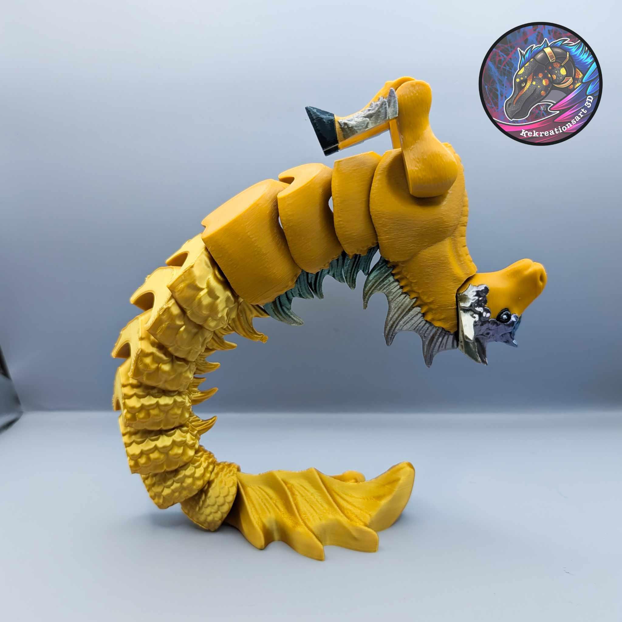 Flexi Hippocampus Sea Horse 3d model