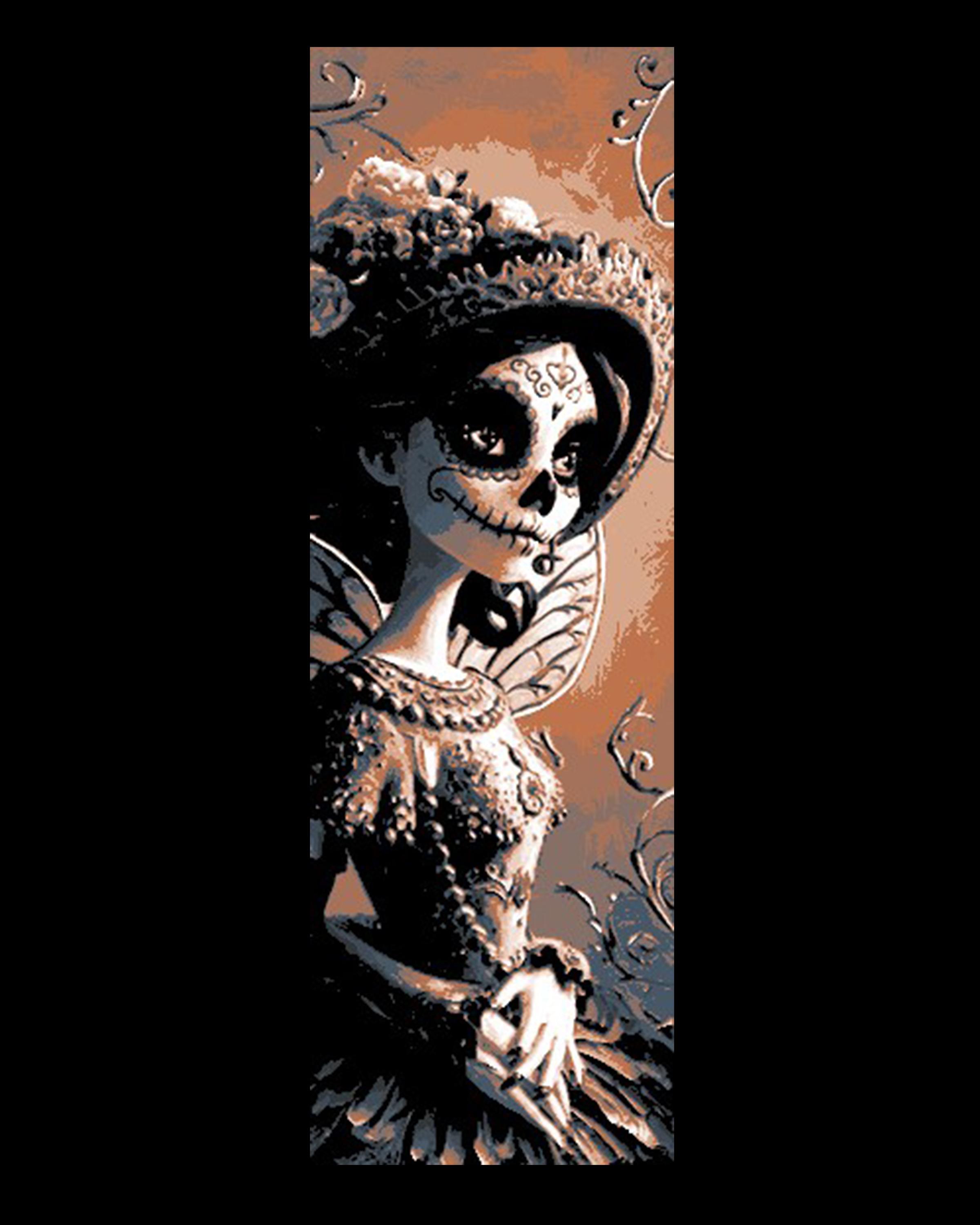 Celebration of the Day of the Dead - Dressing the Part Set of Bookmarks 3d model