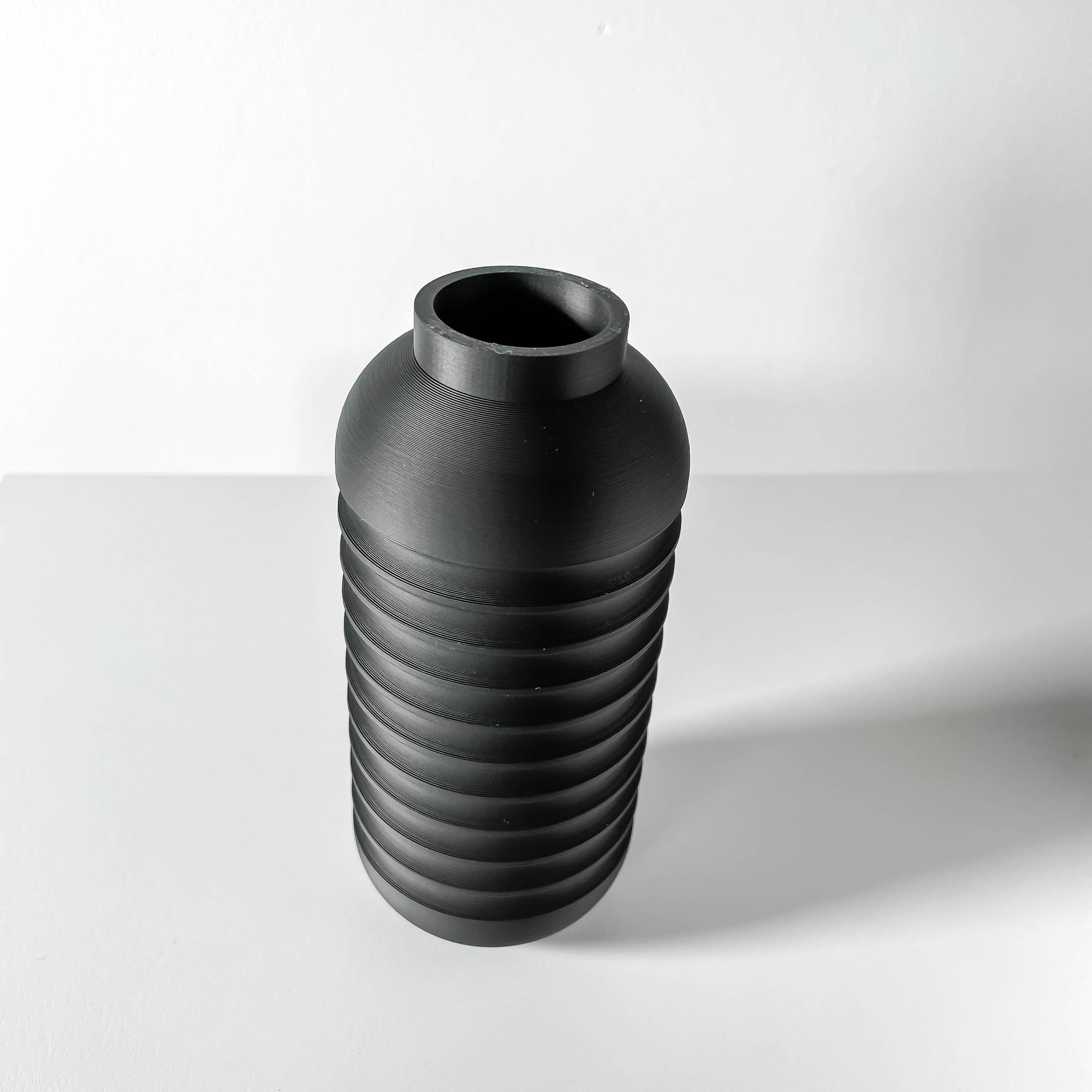 The Vano Vase, Modern and Unique Home Decor for Dried and Preserved Flower Arrangement  | STL File 3d model