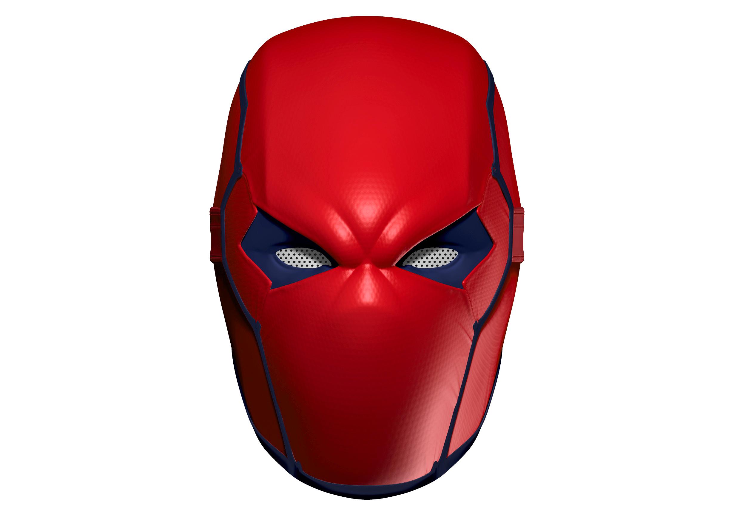 Red Hood Gotham knights Mask 3d model