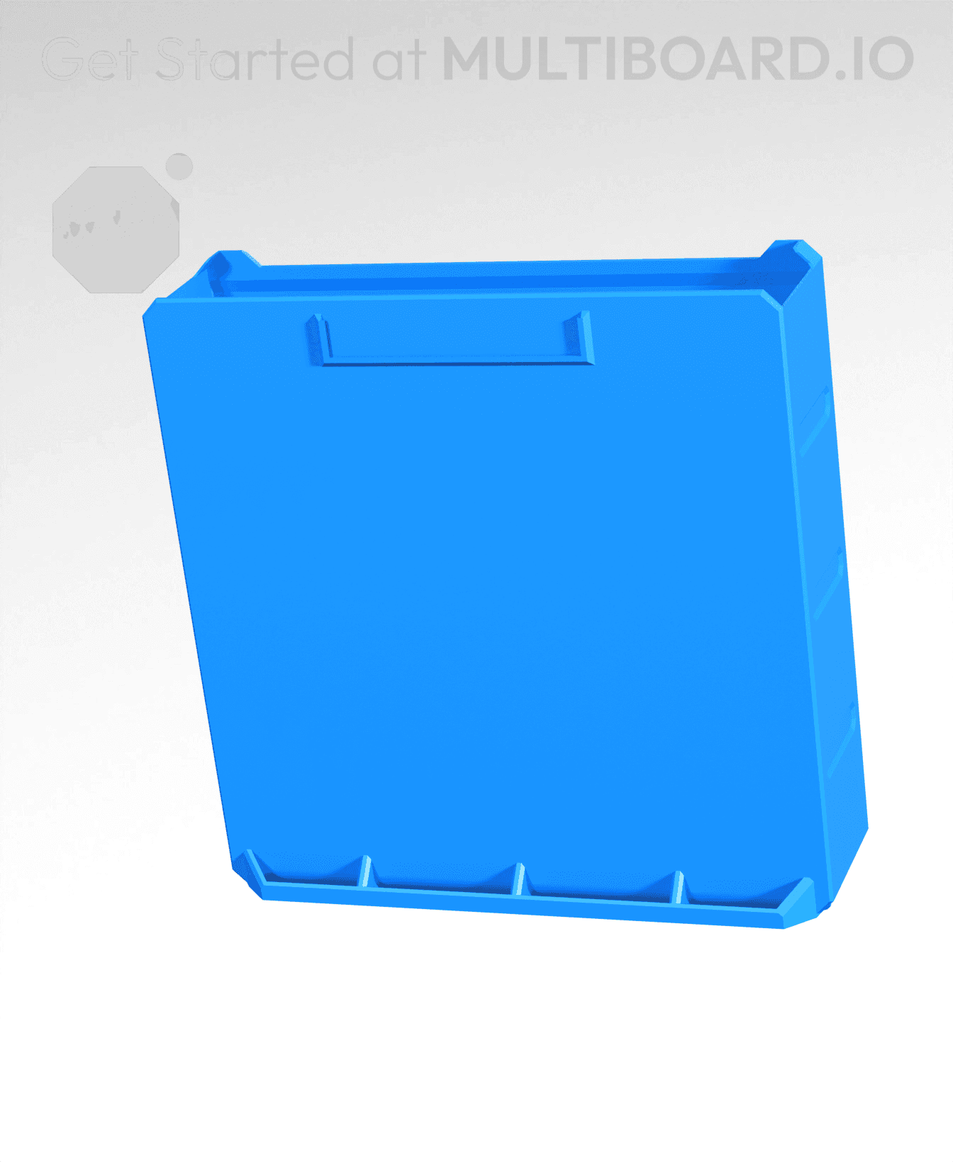 4x4x1-Deep - Multibin Simple Drawer 3d model