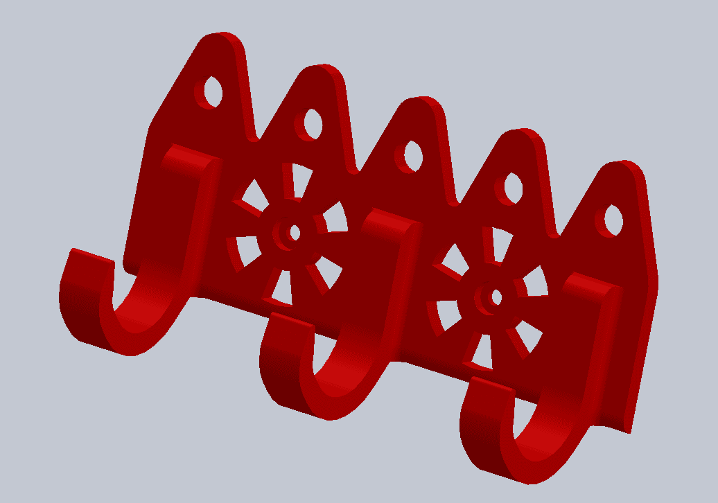 Minimalist Key Organizer - 3D model by revere521 on Thangs