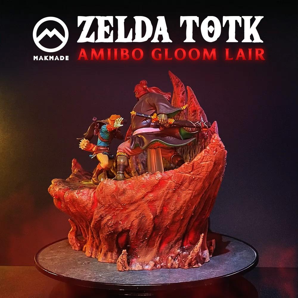 Zelda TOTK Gloom Lair, Amiibo Display 3d model