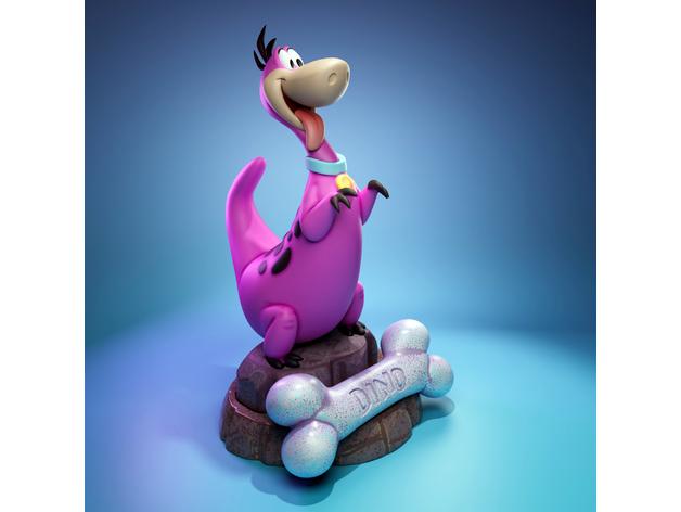 Dino_Flintstones_Stl 3d model