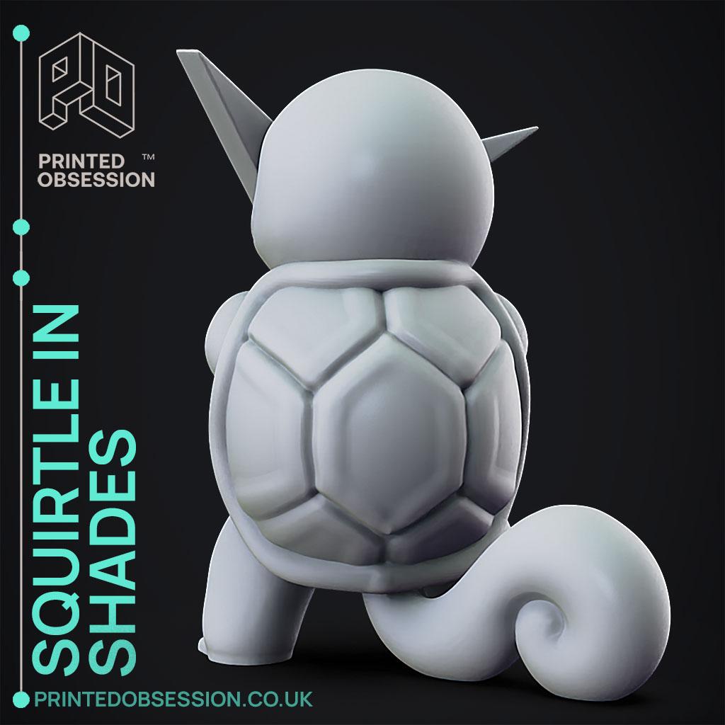 Squirtle with Shades  3d model
