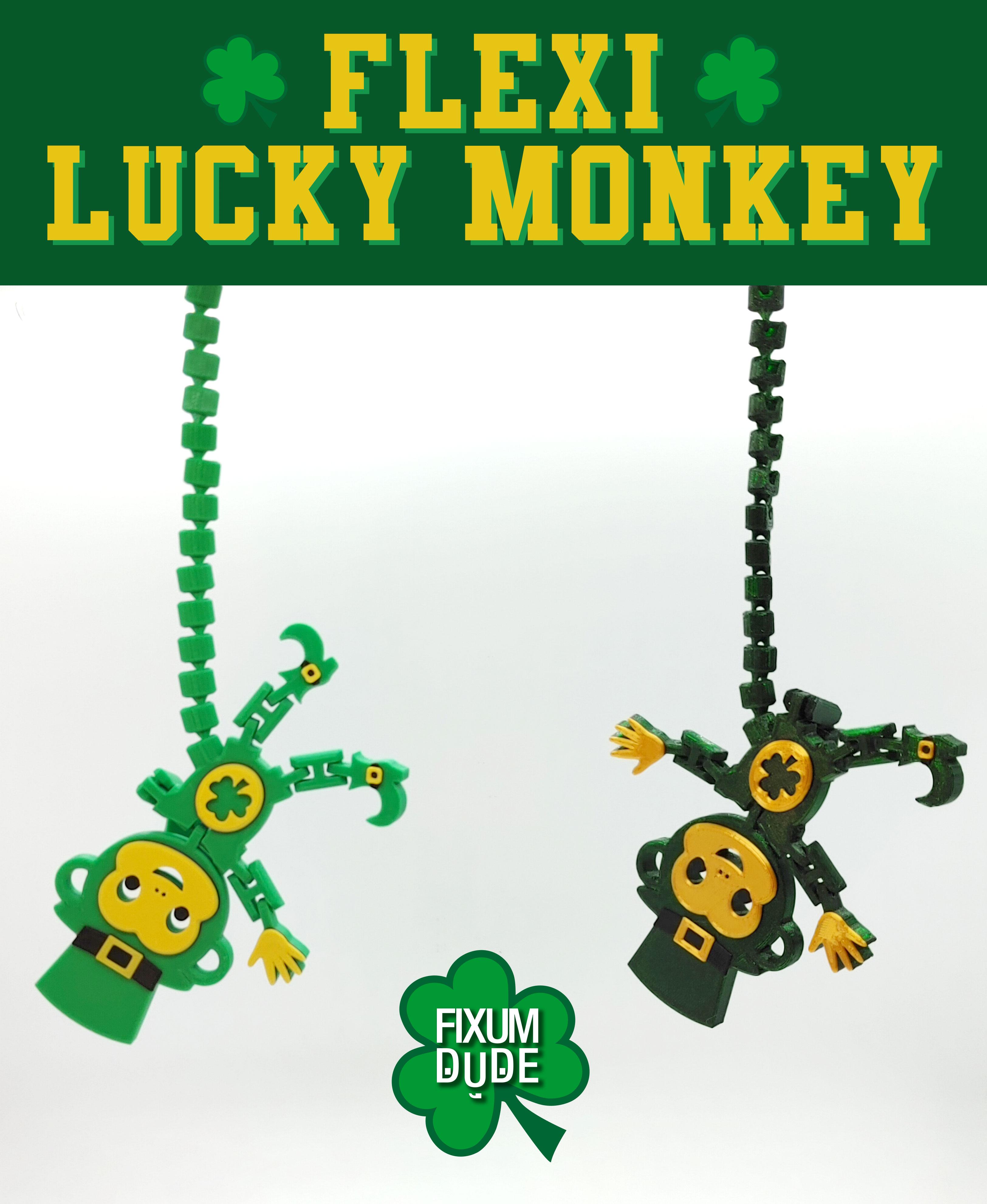 Flexi Lucky Monkey 3d model