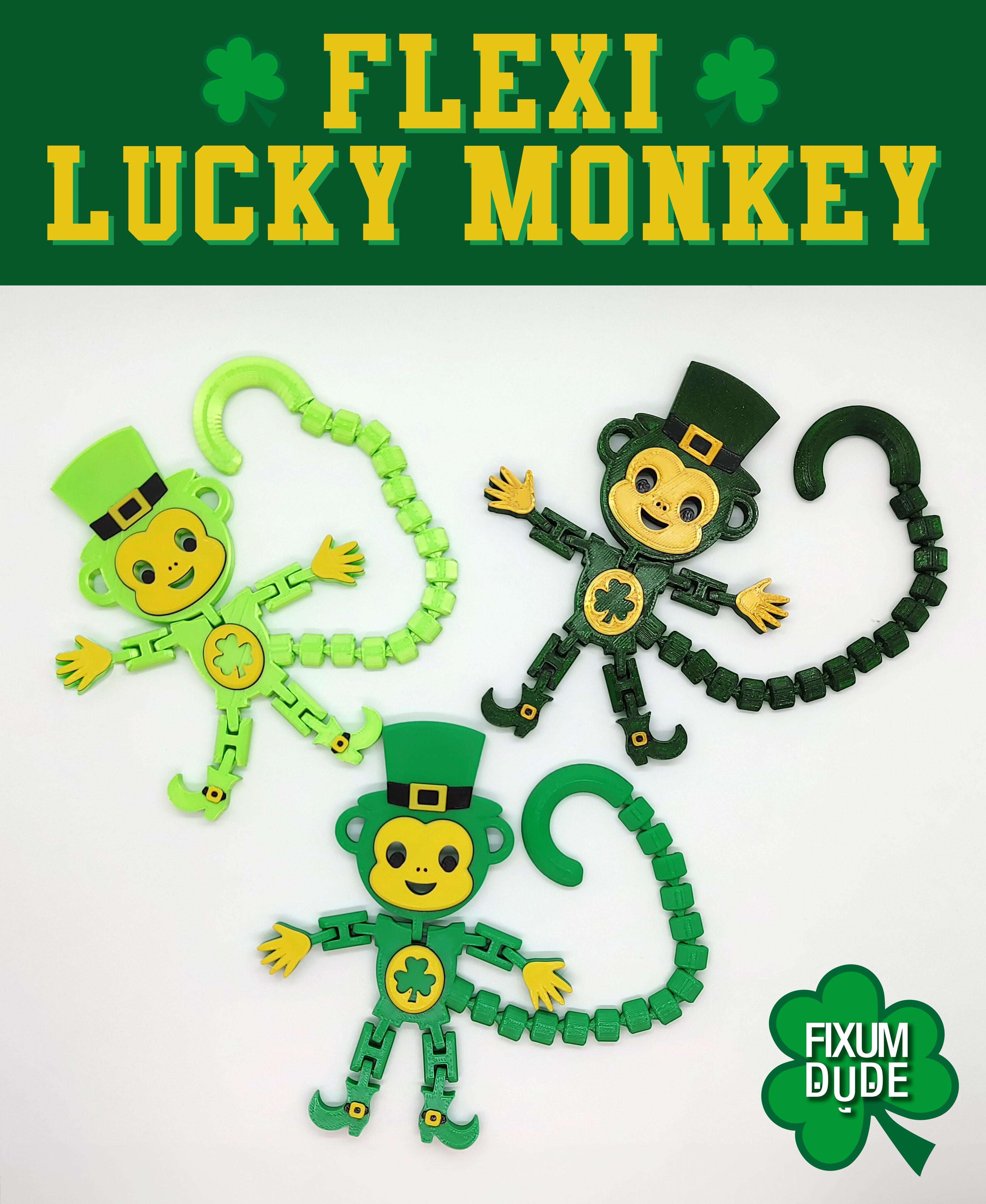 Flexi Lucky Monkey 3d model
