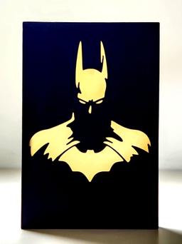 Batman Silhouette Art - 3D model by 3dprintbunny on Thangs