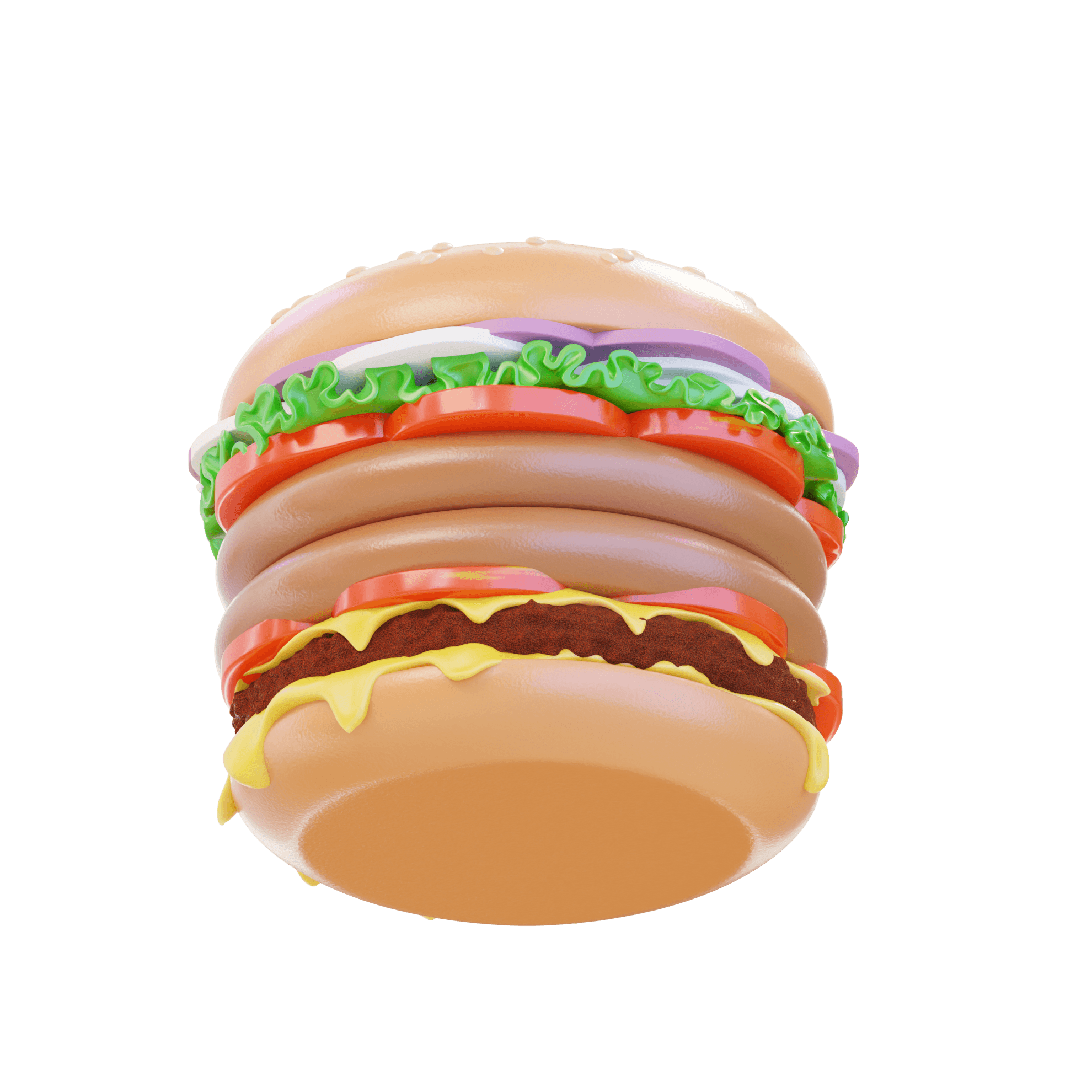 Big Mac Container 3d model