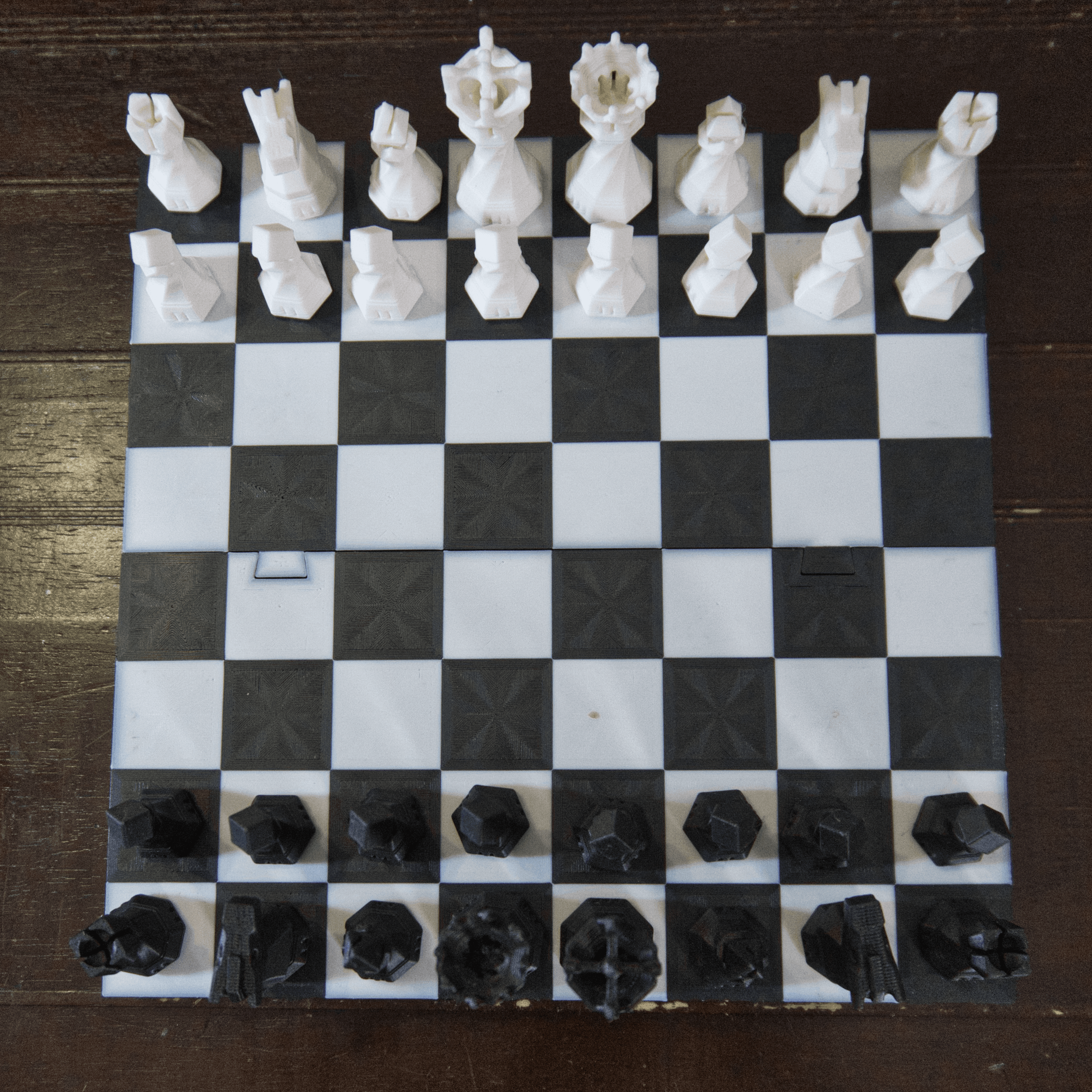 Overengineered Portable Chess Board 3d model