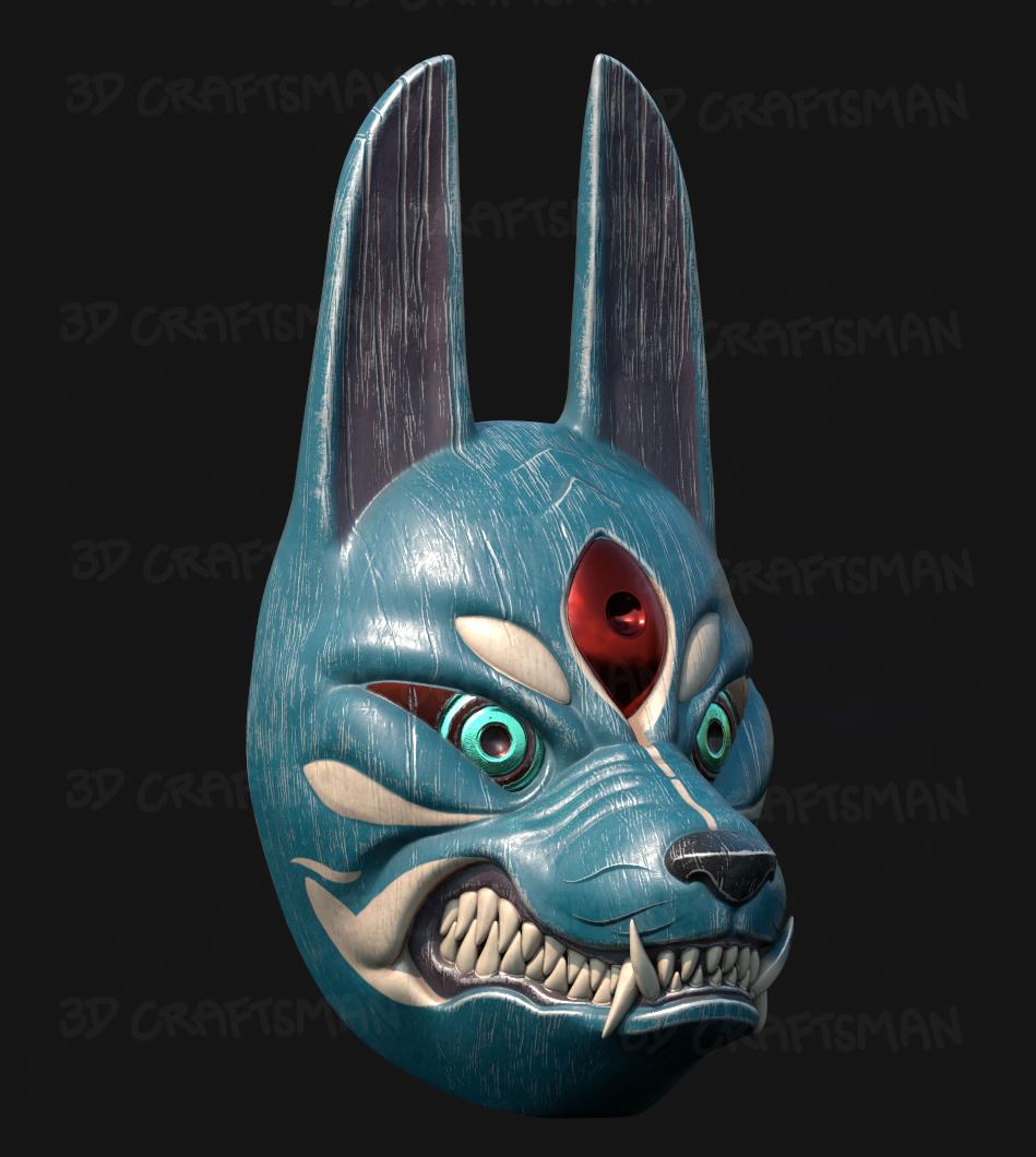Ghost of Tsushima Dog assassin Mask 3d model