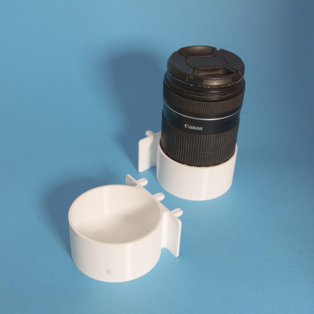Camera Lens Holders // Peg Anything 3d model