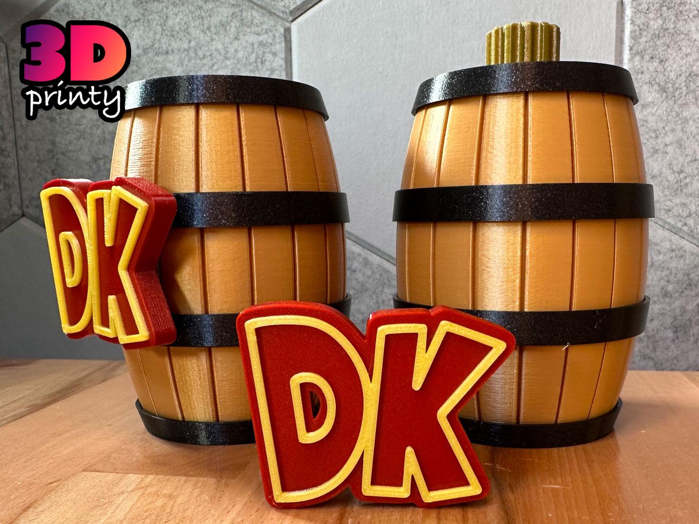 DK Logo for Barrel Models 3d model