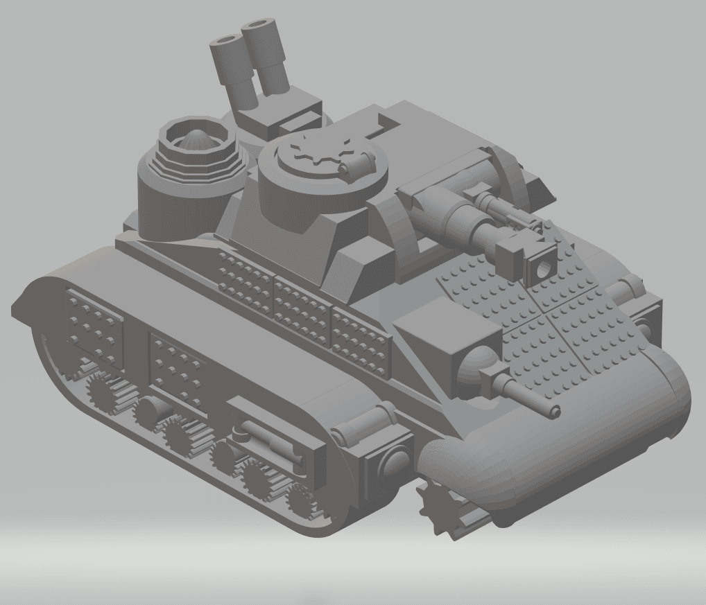FHW: Stellar Coalition Corps Sherman Heavy Cannon 3d model