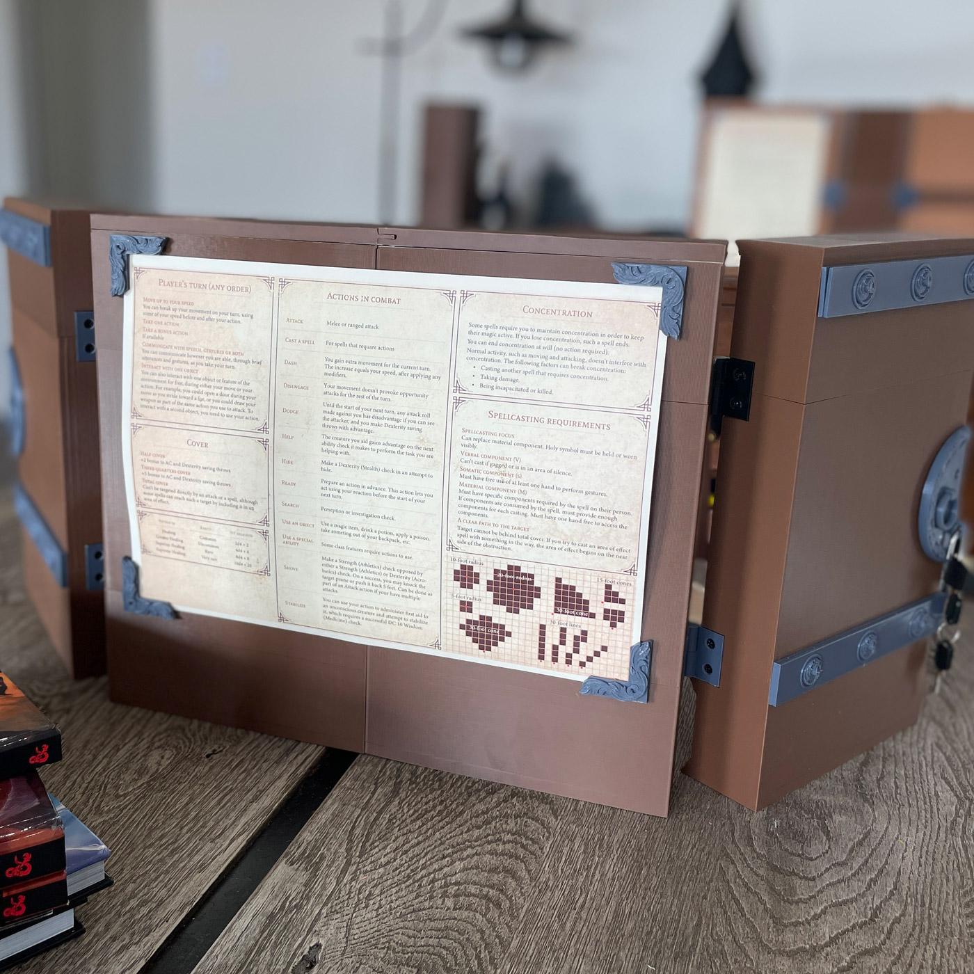 Mini Display / DM Screen 3d model