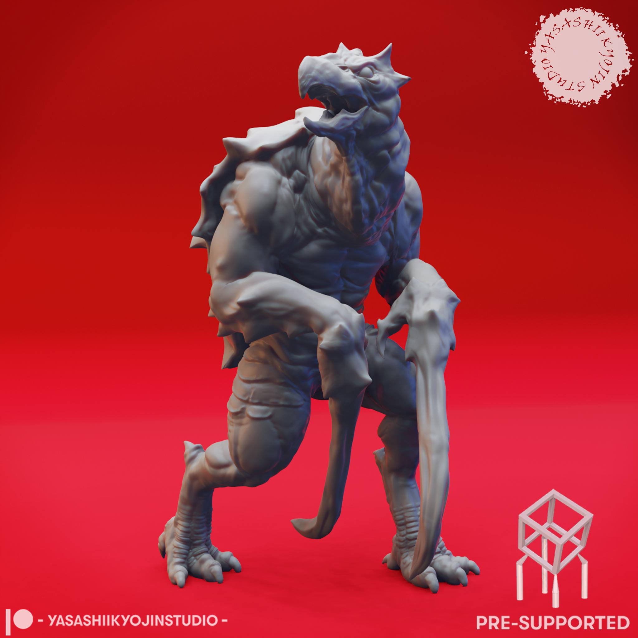 Hook Horror Clan - Tabletop Miniatures (Pre-Supported) 3d model