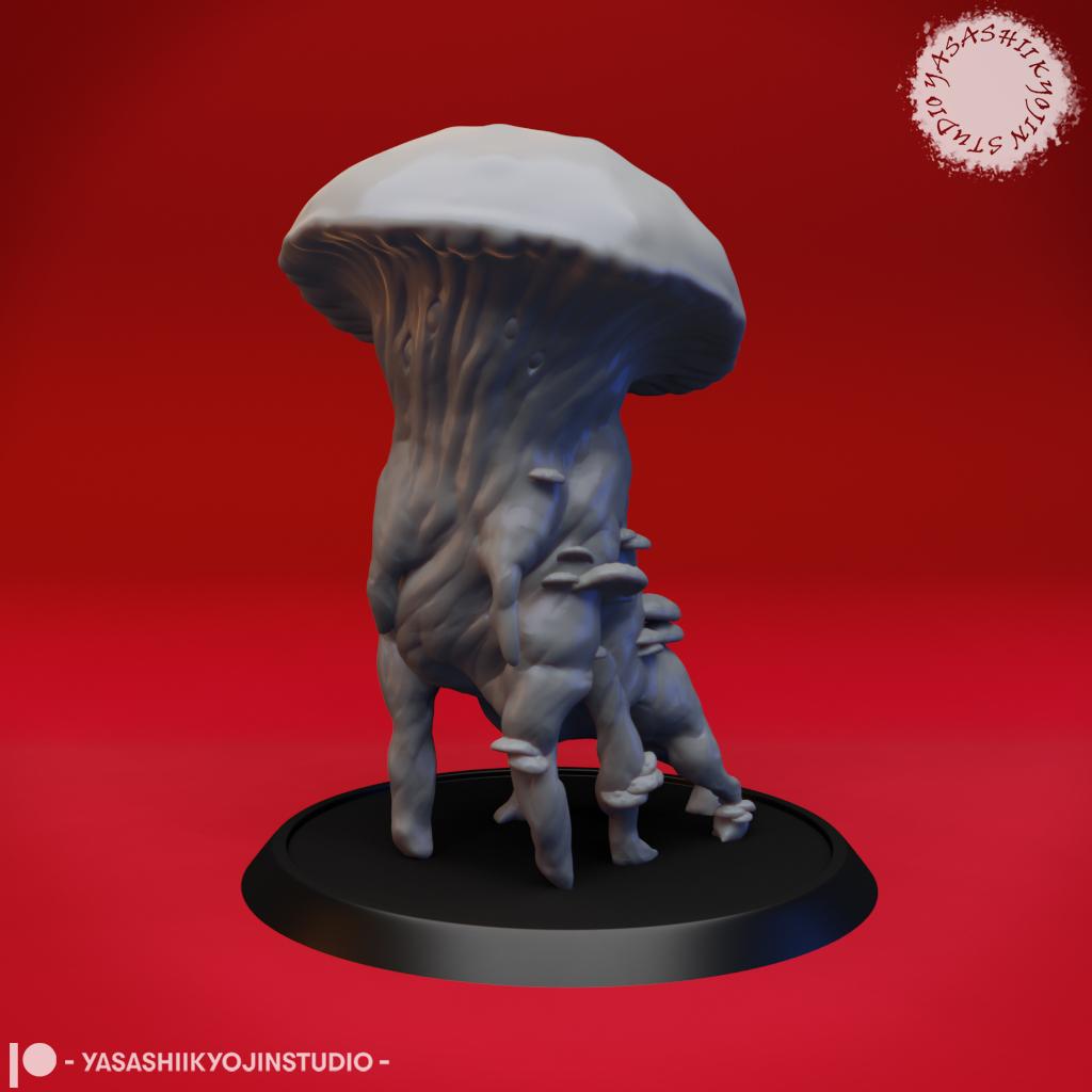 Myconid Colony - Tabletop Miniatures (Pre-Supported) 3d model