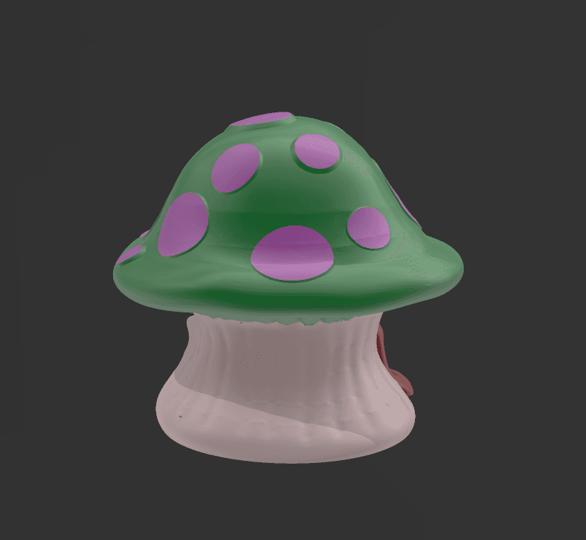 monster mushroom  3d model
