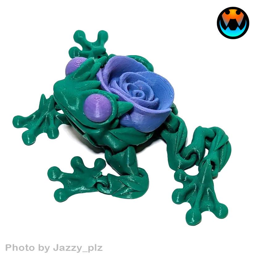 Rose Frog 3d model