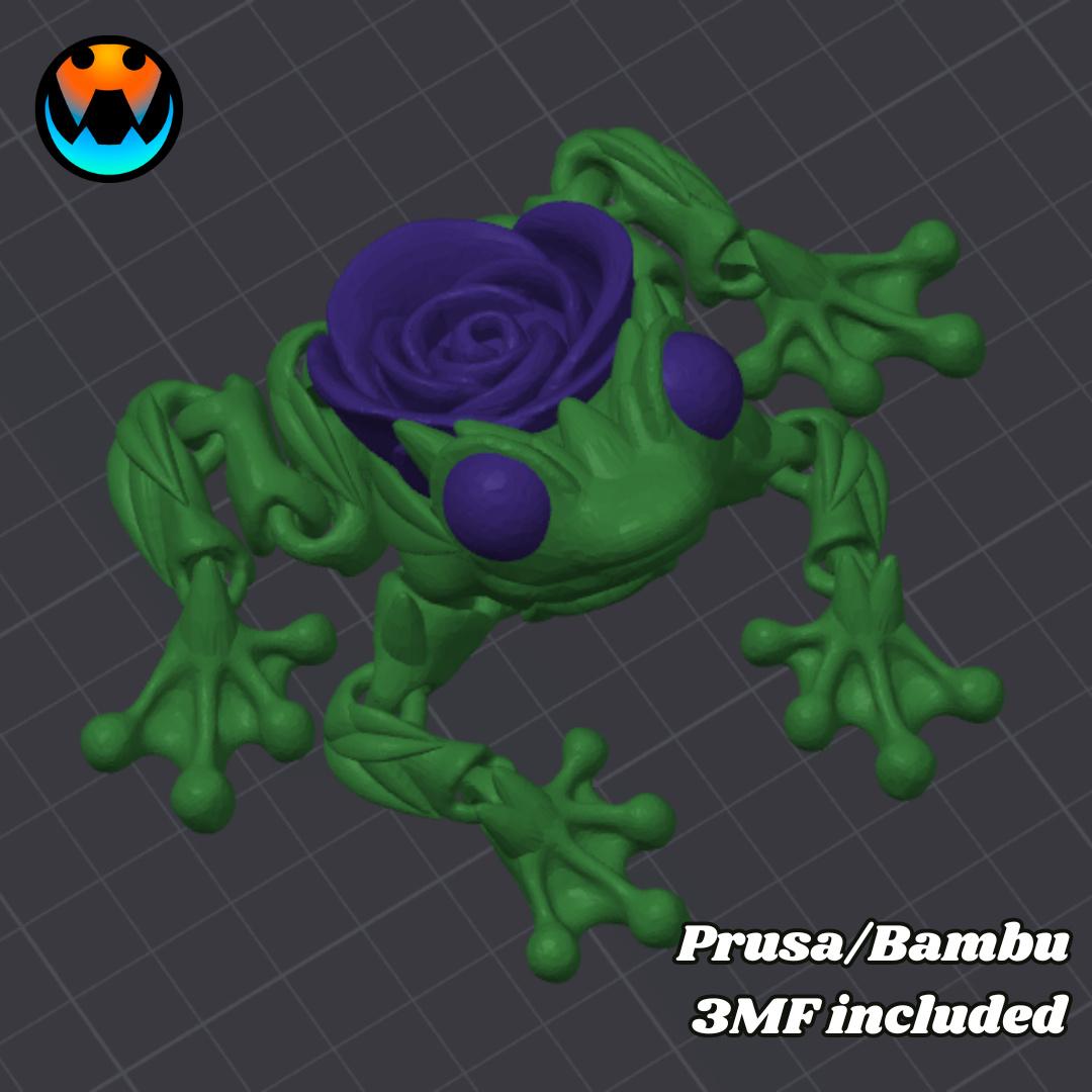 Rose Frog 3d model