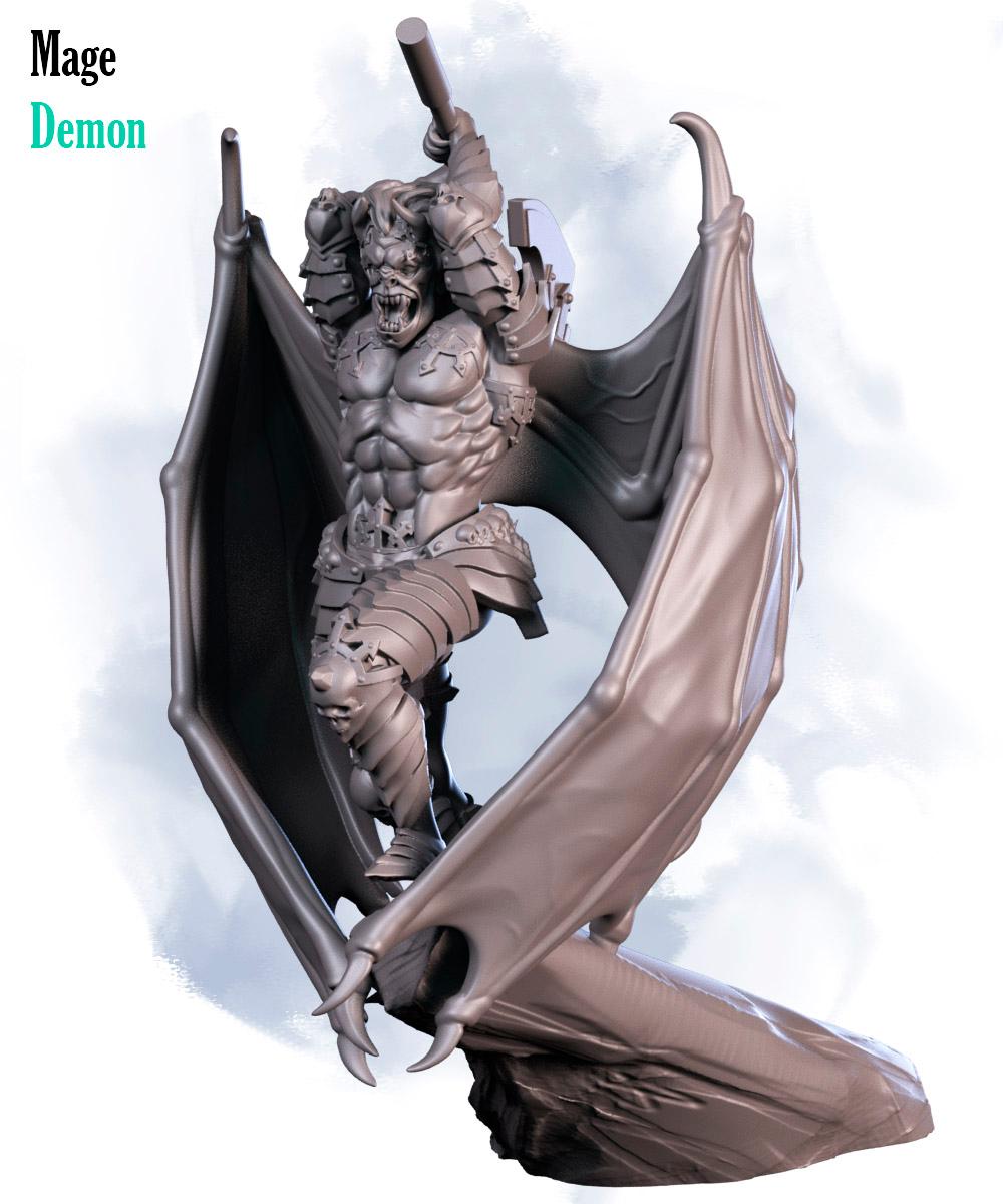 Angry Demon 3d model
