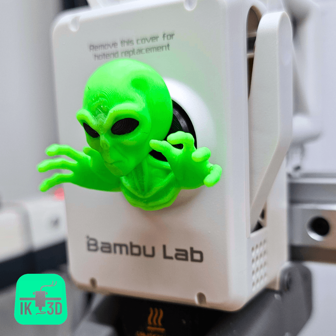 Alien Extruder Knob For Bambu Labs A1 and A1 Mini Printers /3MF Included 3d model