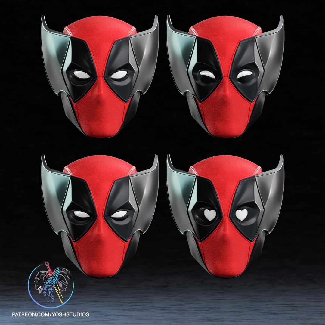 Wolverine-Pool Mask 3d Printer Files STL 3d model