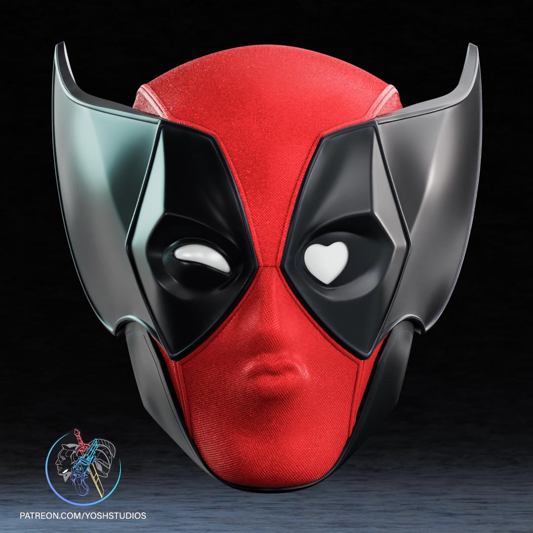 Wolverine-Pool Mask 3d Printer Files STL 3d model