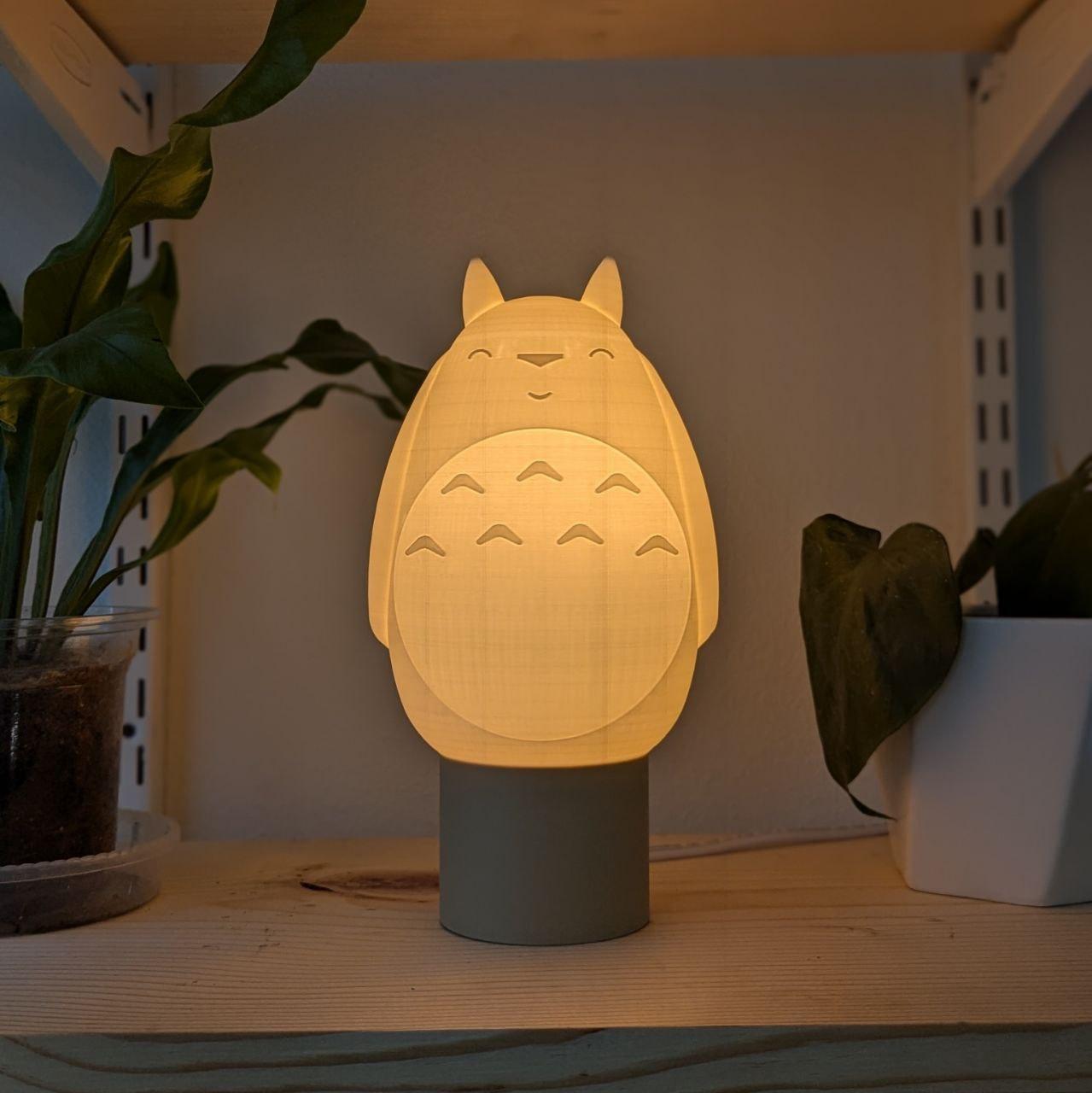 Totoro Lamp - Corded 3d model