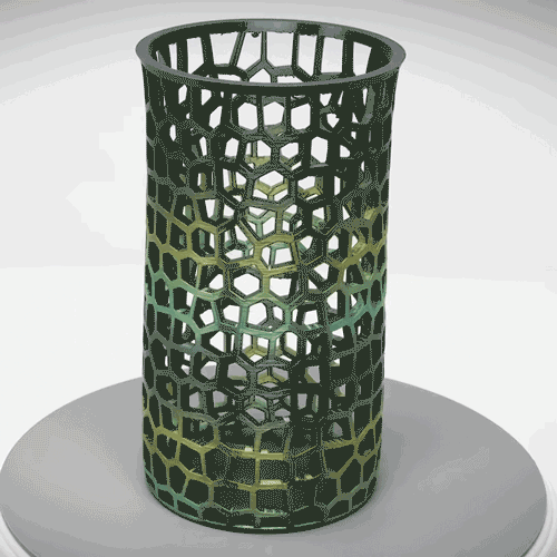 Voronoi Pebble Vase 3d model