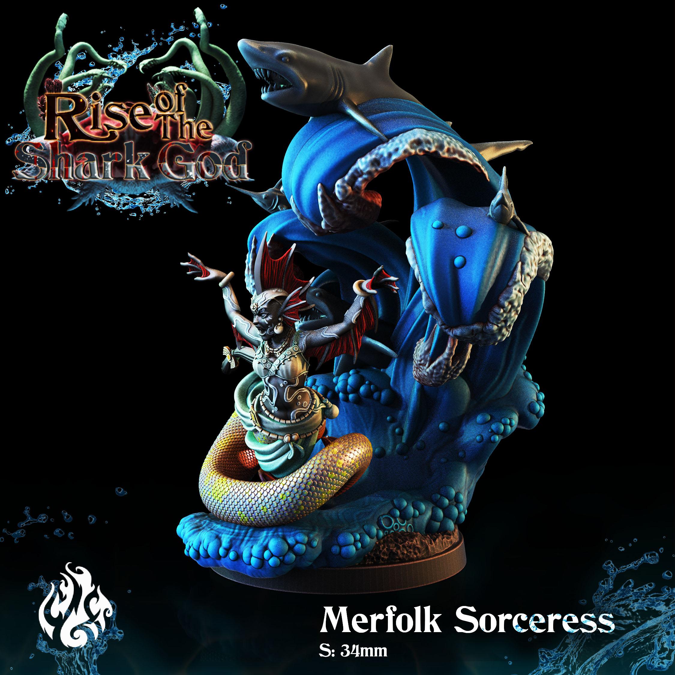 Merfolk Sorceress 3d model