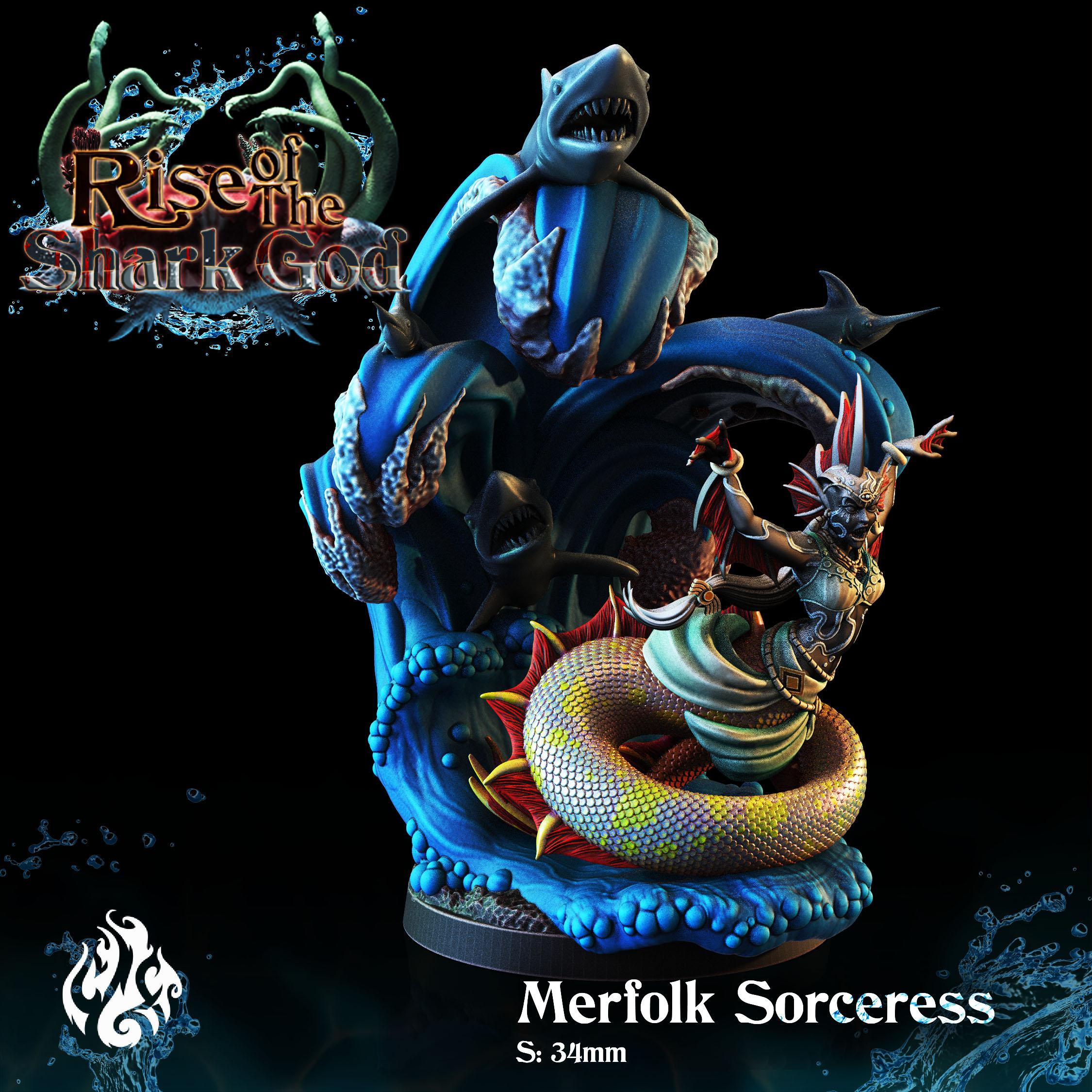 Merfolk Sorceress 3d model
