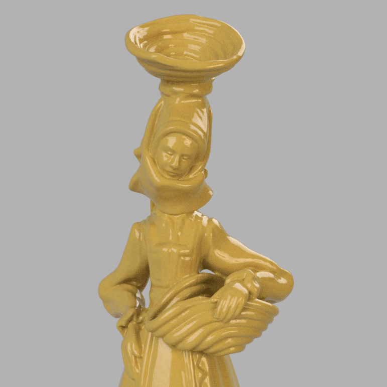 basket woman 3d model