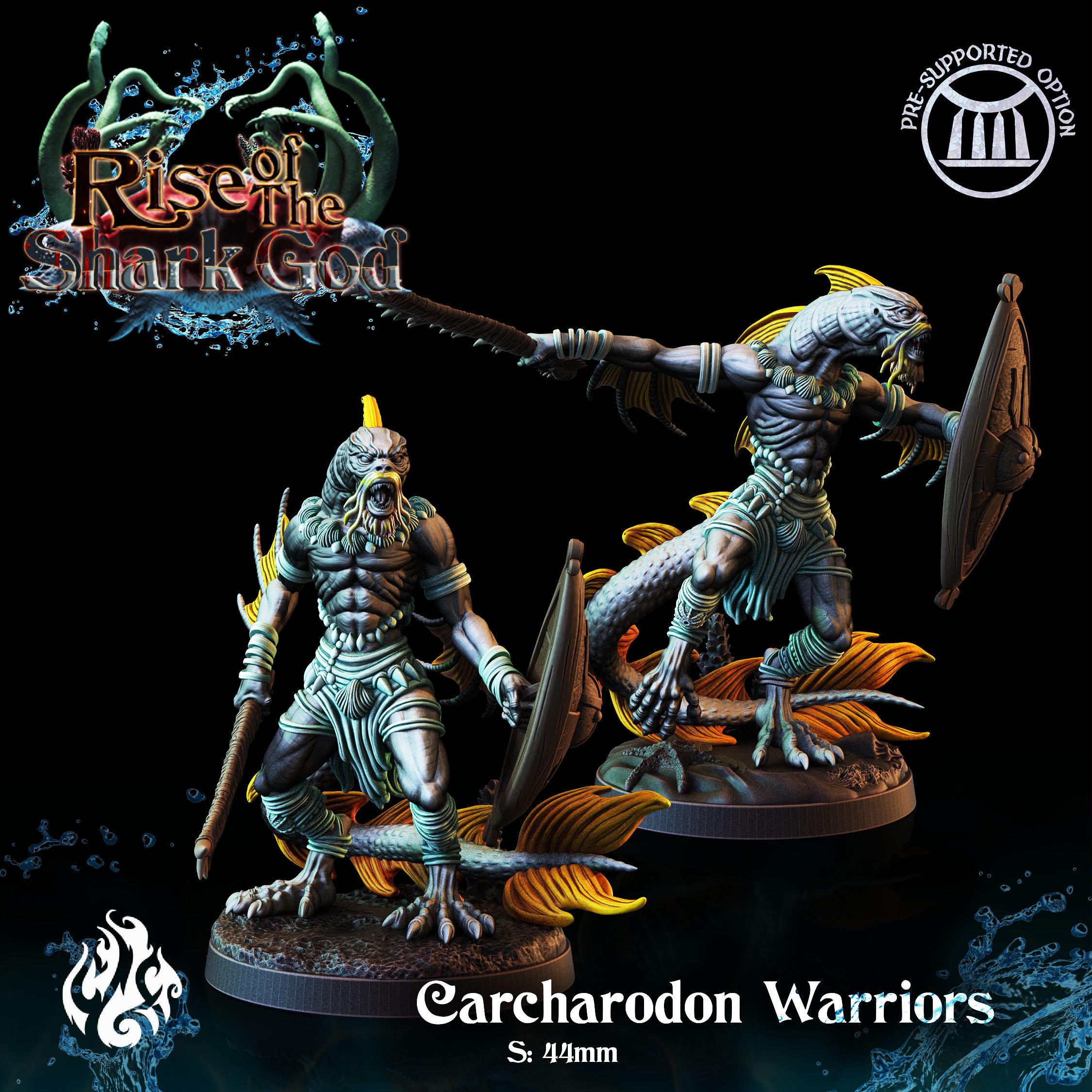 Carcharodon Warriors 3d model