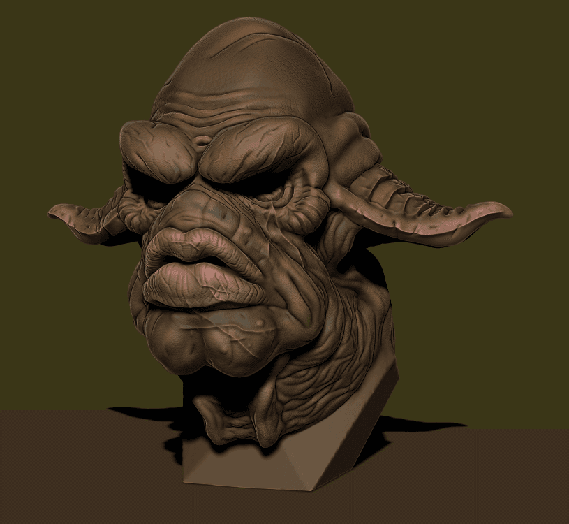 The fifth element - Mangalor Bust 3d model