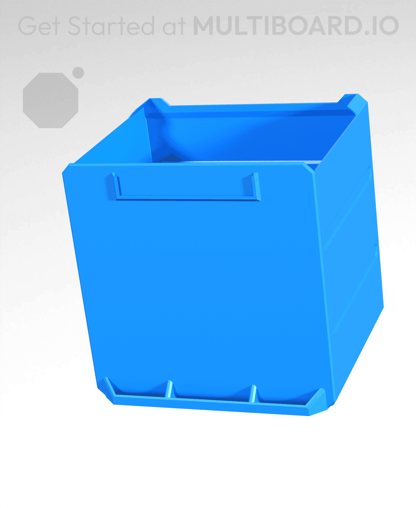 3x3x2.5-Deep - Multibin Simple Drawer 3d model