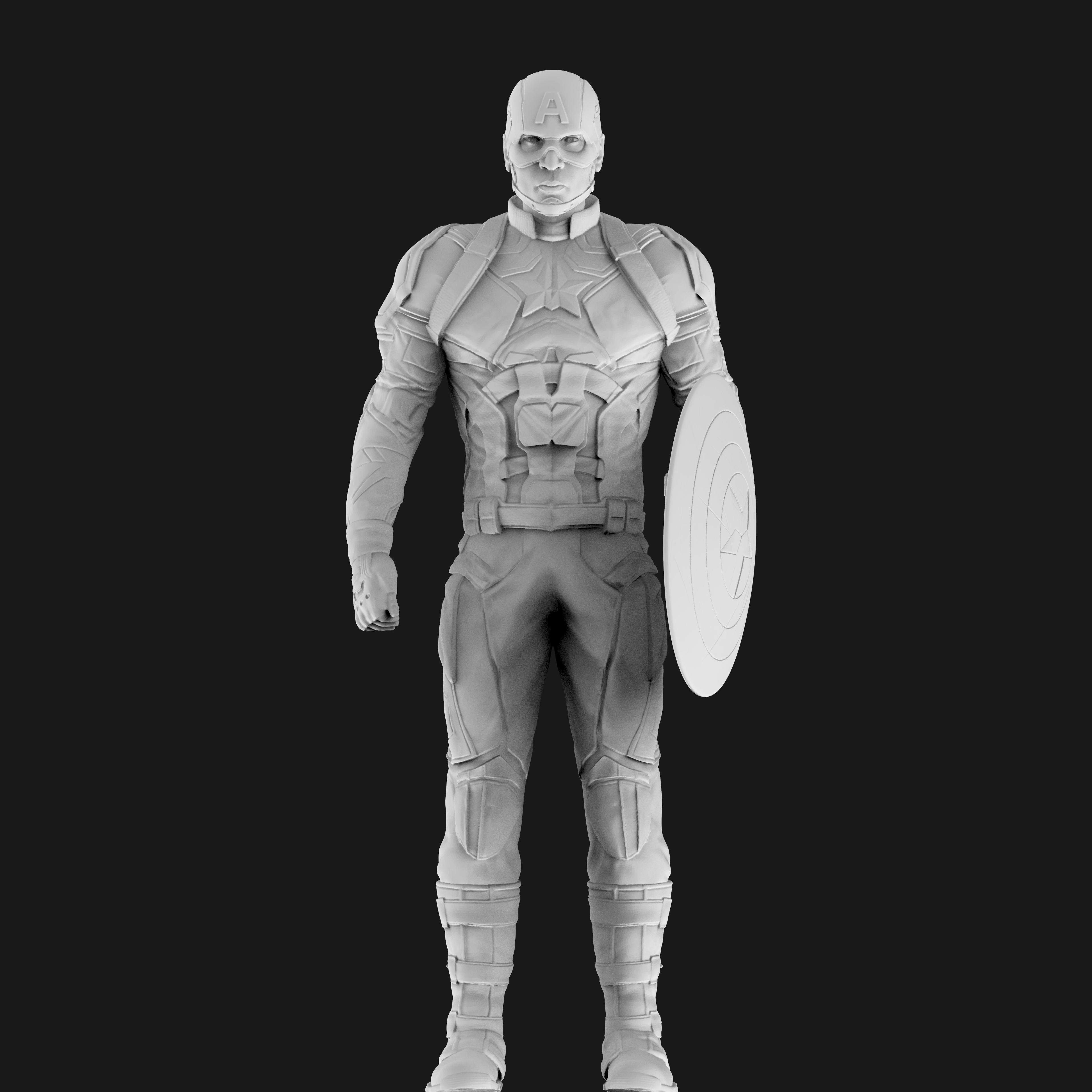 Captain America.stl 3d model