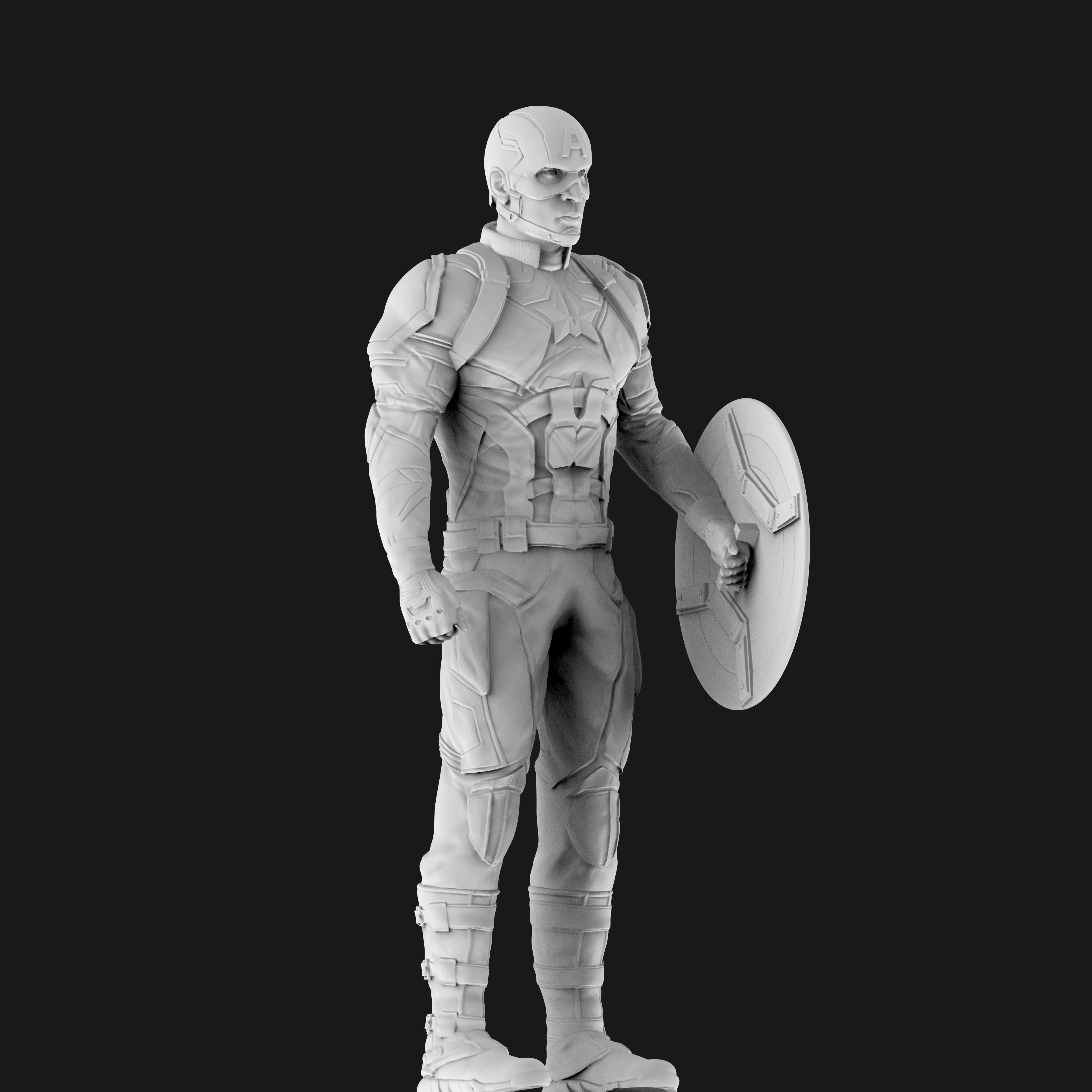 Captain America.stl 3d model