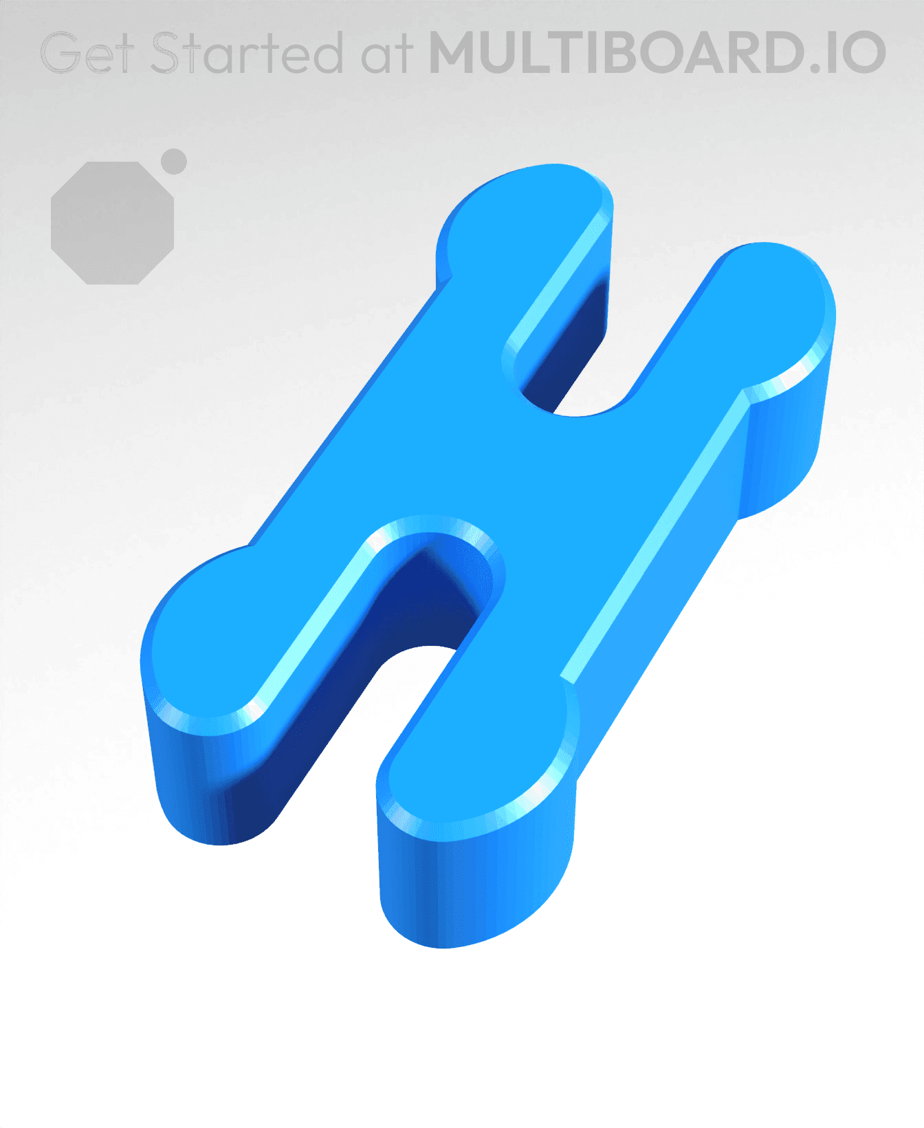 Plate To Plate Connector 3d model