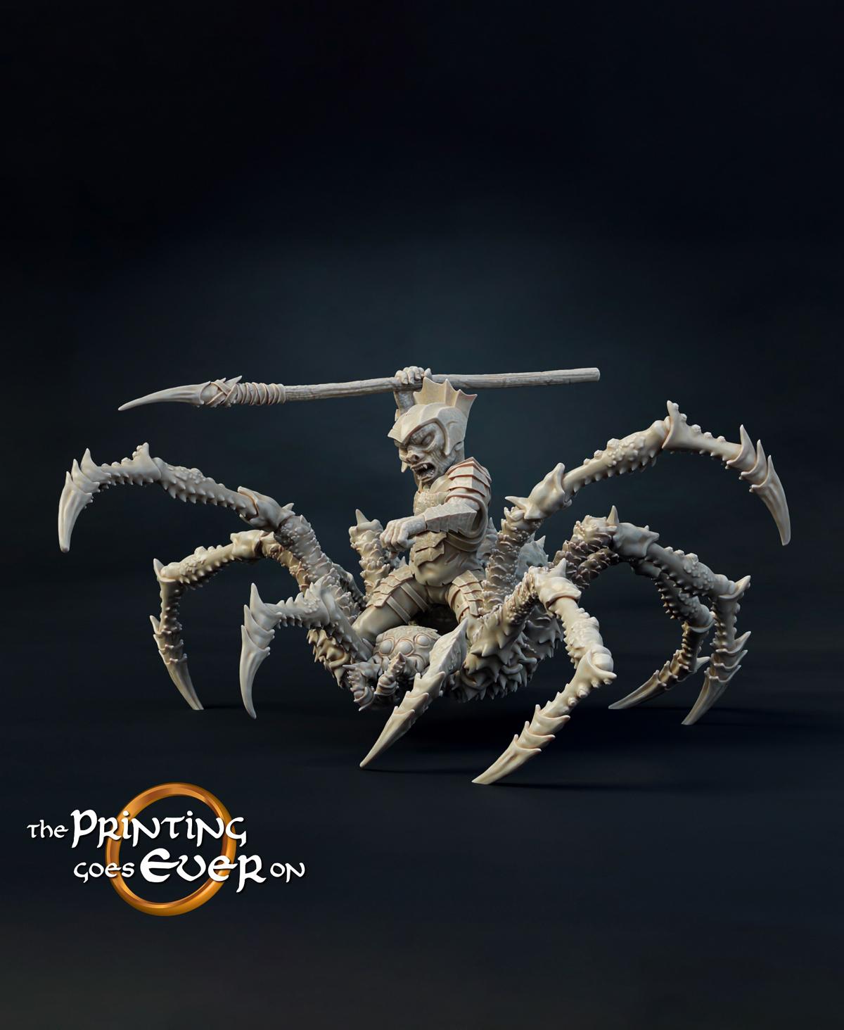 Goblin Spider Rider Spearman 3d model