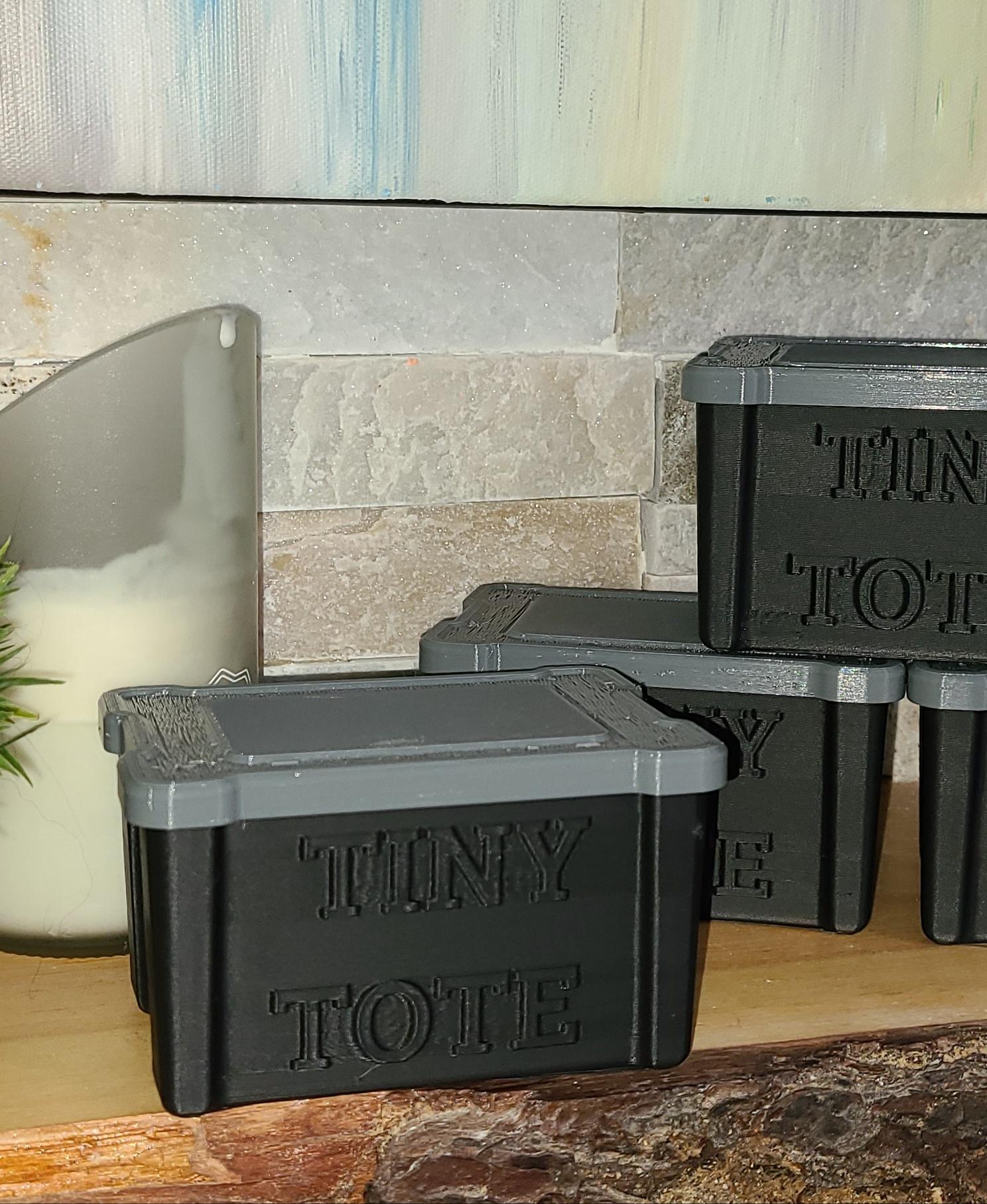 TinyTote Storage Bins 3d model