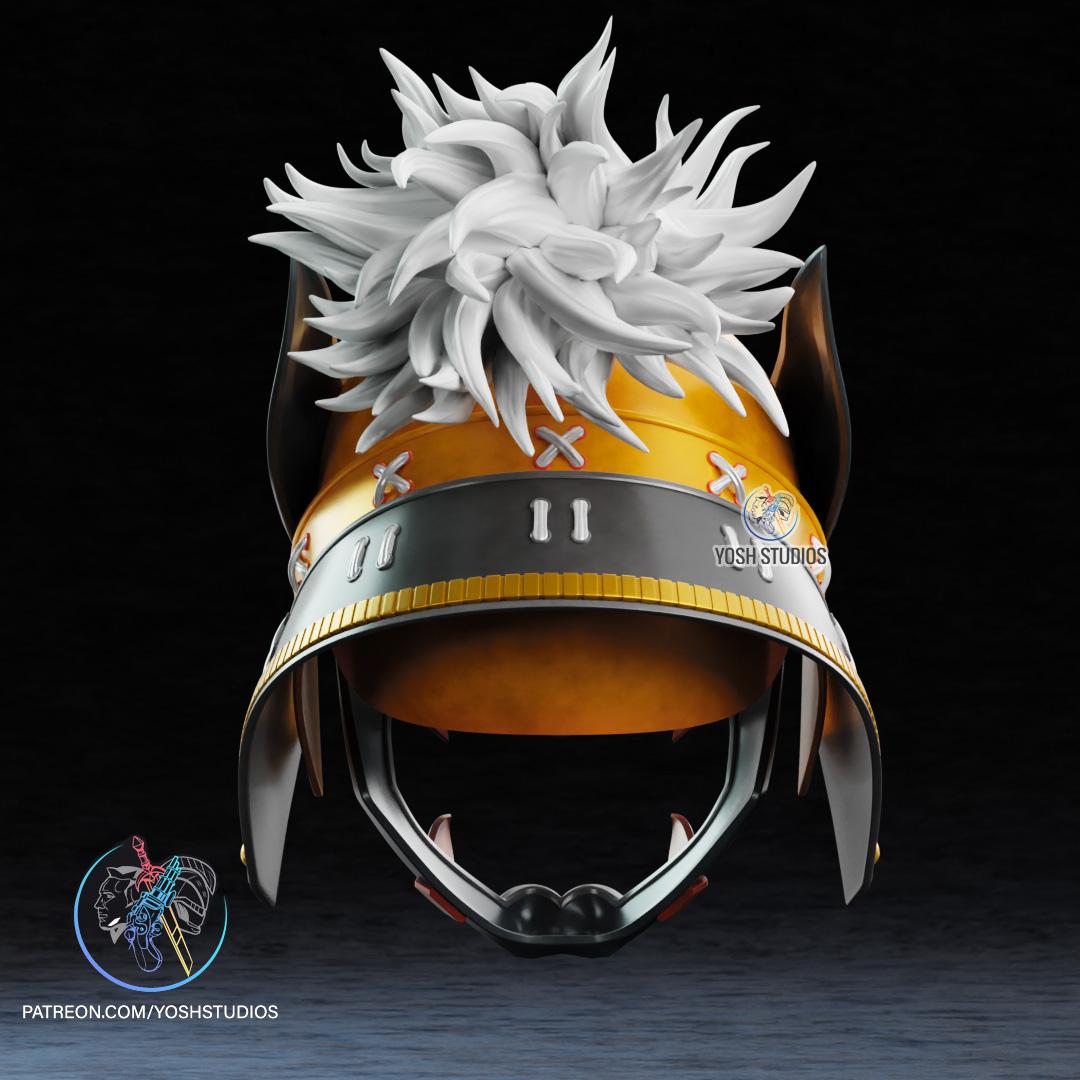 Sengoku Wolverine Helmet 3D Print File STL Samurai 3d model