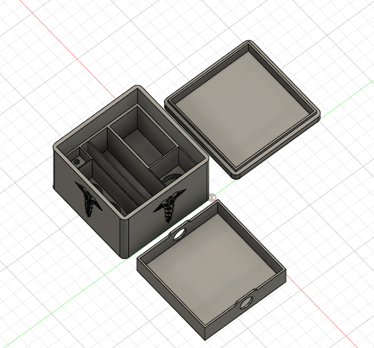  Medical Storage Box (Large) 3d model