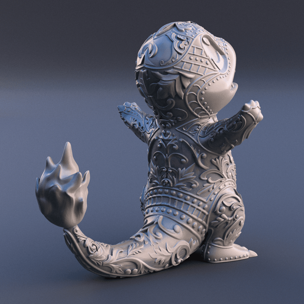 004. Charmander 3d model