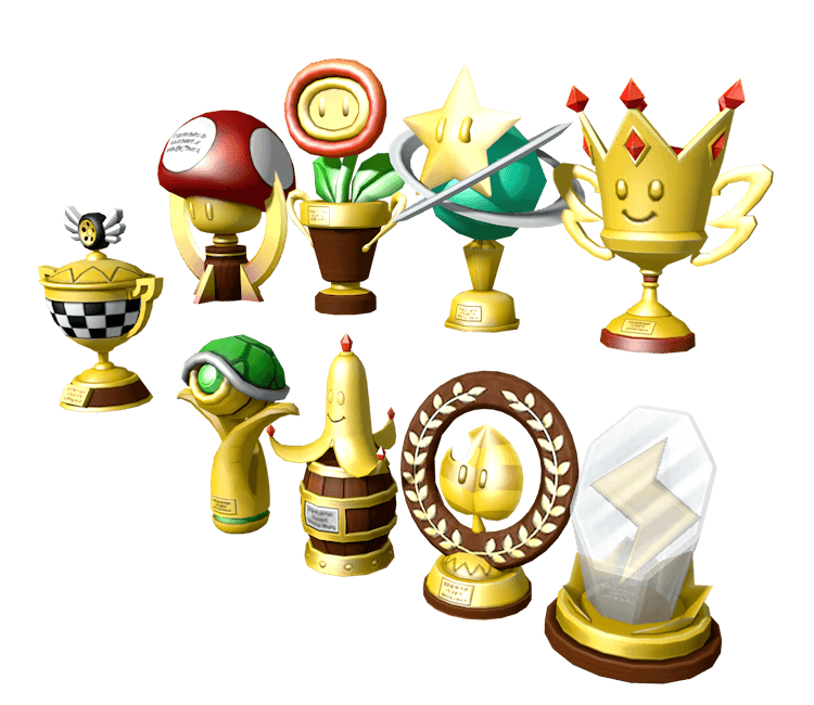 Mario Trophy Collection I 3d model