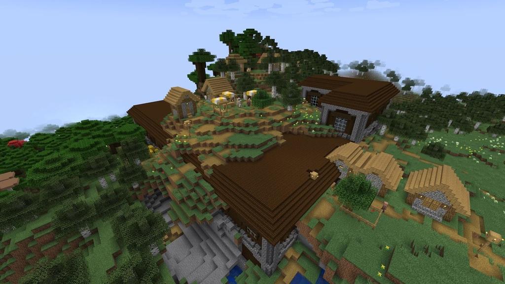 Minecraft mansion II 3d model