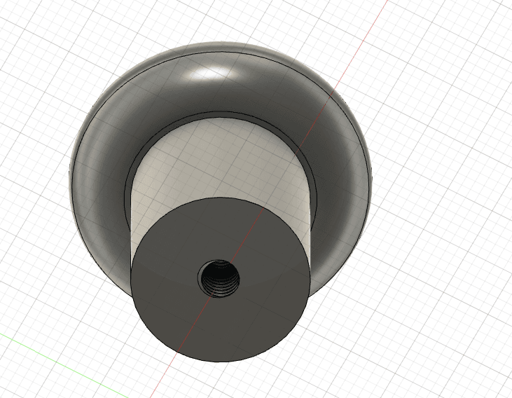 Simple door knob 3d model