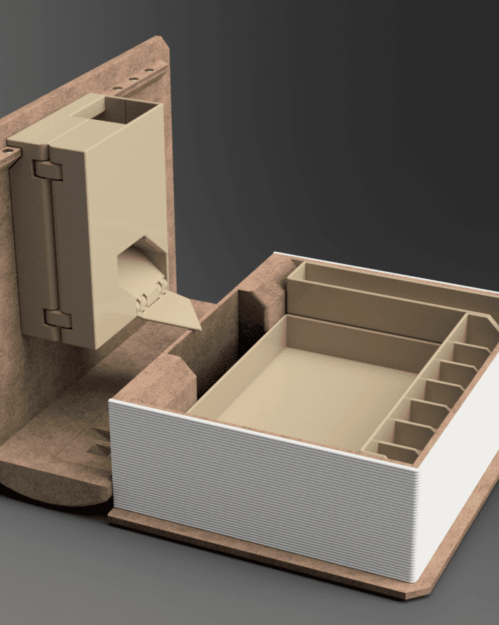 Tray Inserts for Dungeon Master Tome - Dungeons and Dragons 3d model