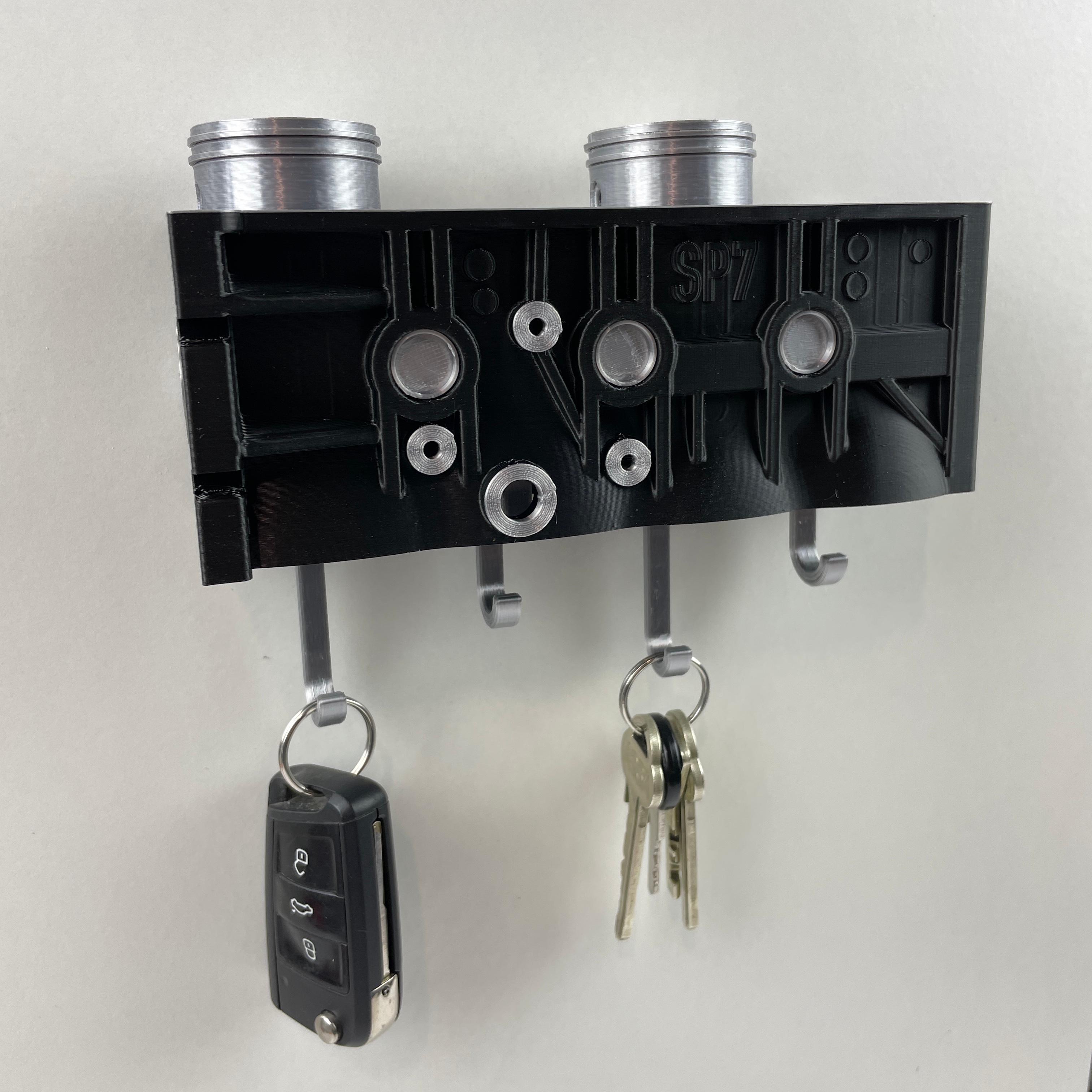 ENGINE CYLINDER - WALL KEY HANGER 3d model