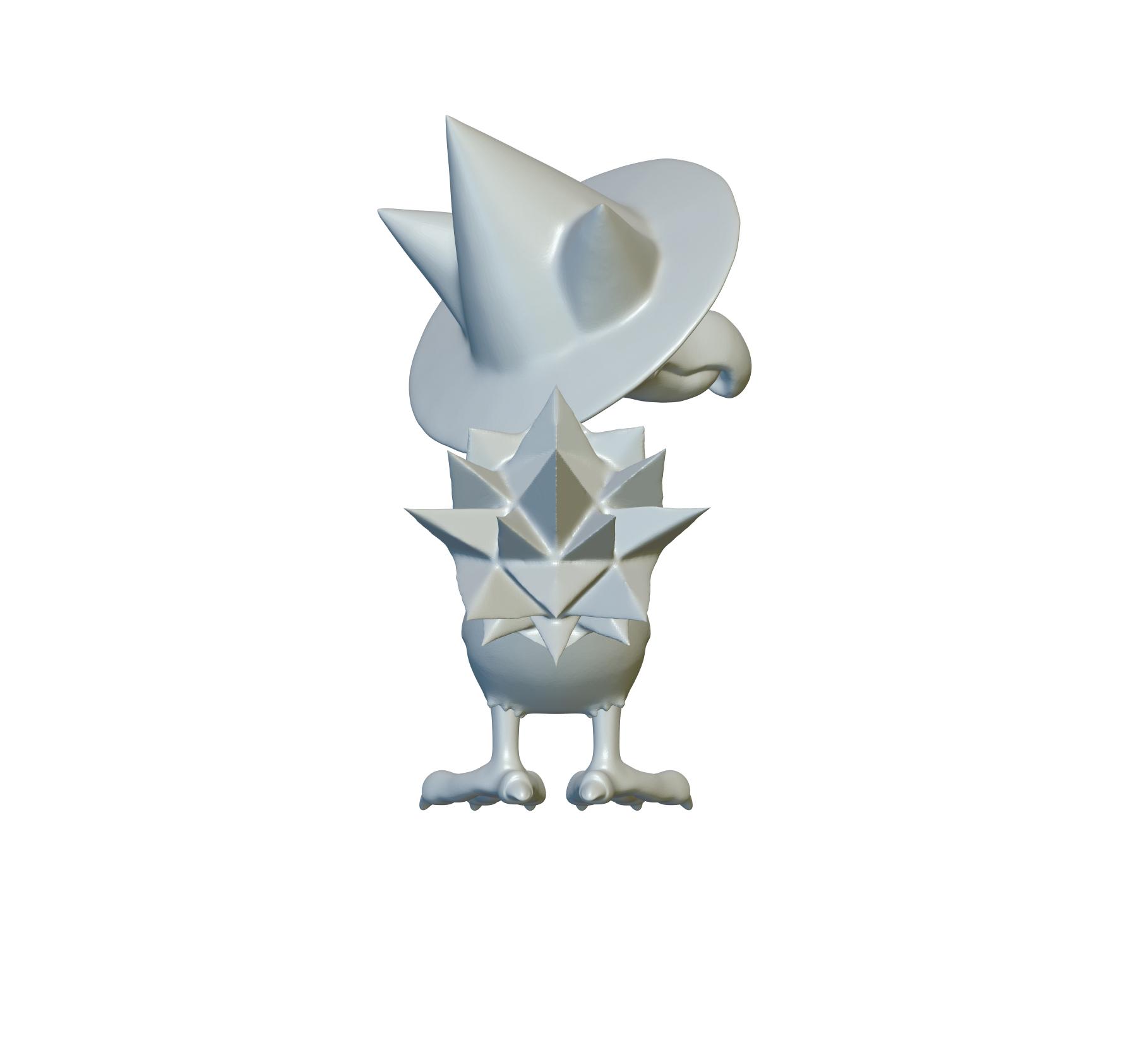 Pokemon Murkrow #198 - Optimized for 3D Printing 3d model